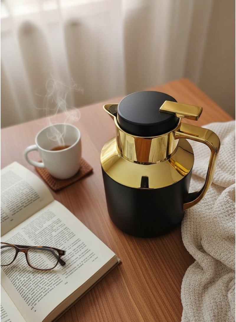 ريجال ترمس من ريجال حراري فاكيوم 1 لتر حافظ للحرارة والبرودة للمشروبات ١٢ ساعه 🌡 ٢٤ ساعه ❄️ - Image 3